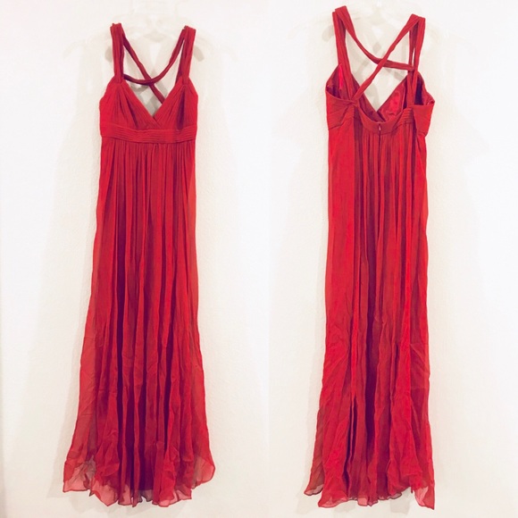 Red Long Dress BCBG